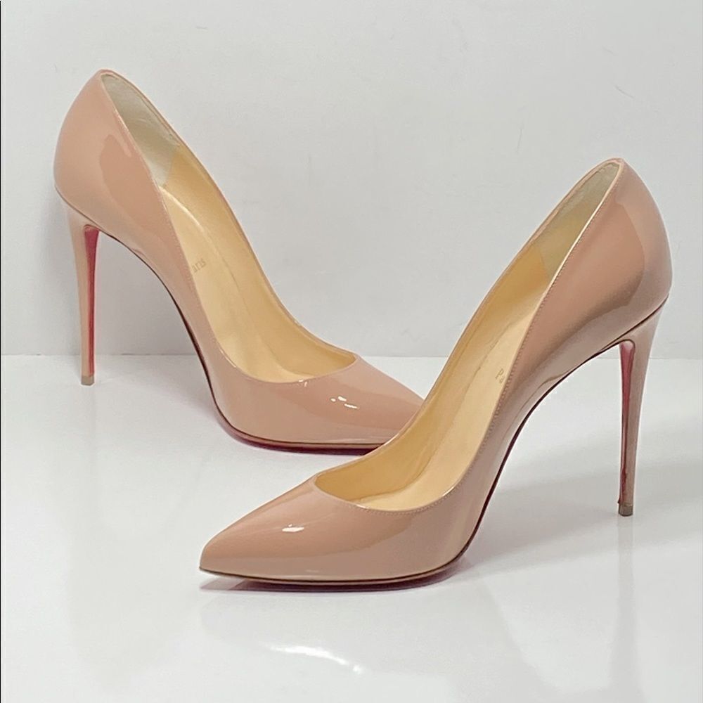 Christian Louboutin Pigalle Follies 100 Patent Leather Pumps size 40